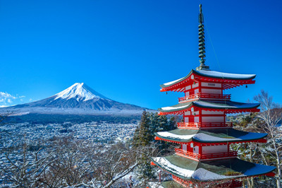 富士山。